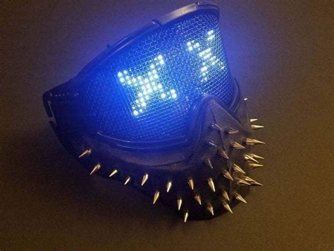 Wrench Inspired Led Programmable Led In 2021 Led Mask Wrench Mask