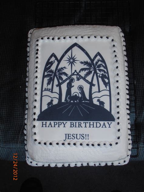 Virgin shall conceive, and bear a son , isa. This is the cake I made for our family Happy Birthday ...