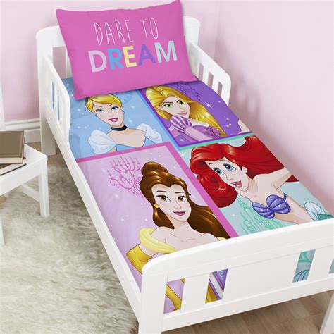 Enter for the chance to win a huge prize bundle this easter! Disney Princess Dare To Dream Panel Junior Cot Bed Duvet ...