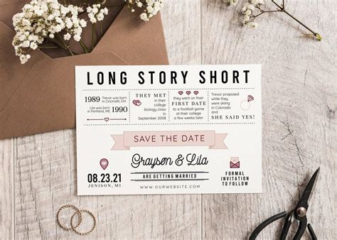 21 Save The Date Templates For Every Wedding Style Uk