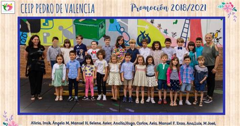 Los Peques De Pedro De Valencia A Orla Promoción 20182021