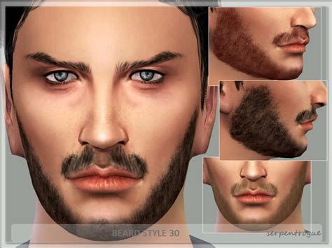 The Sims Resource Beard Style 30 By Serpentrogue • Sims 4 Downloads