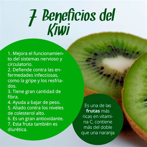 7 Beneficios Del Kiwi Herramientas Verdes