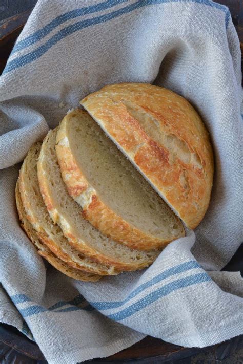 No Knead Crusty Bread Recipe Bread Crusty Bread Artisan Bread