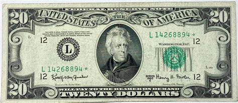 Rare 1950 E 20 Dollar Bill Star Note San Francisco Crisp Etsy