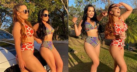 Maiara E Maraisa Postam Fotos De Biquíni E Fazem Brincadeiras No Tiktok