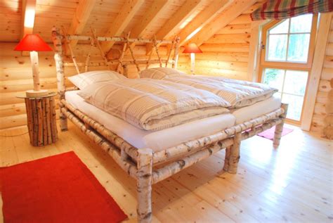 For entrepreneurs and real estate developers. Nordic Haus Blockhaus Schlafzimmer oben › Blockhaus