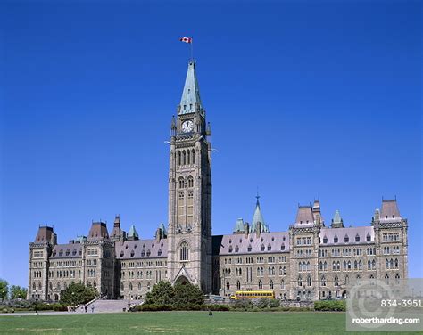 Canadian Parliament Building Ottawa Ontario Stock Photo