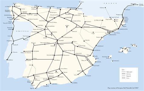 Cheap Train Tickets To Spain Maps Timetables Rail Europe