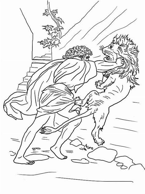 S is for snake coloring page. Samson Coloring Pages - Coloring Home