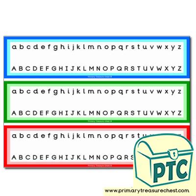 Alphabet Mat Primary Treasure Chest