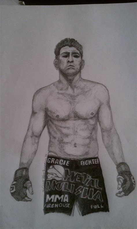 Nick diaz and bj penn following their bout at ufc 137. Nick Diaz Drawing by Stompilation on DeviantArt