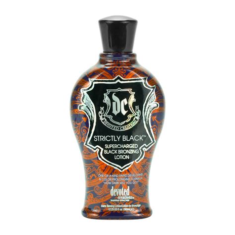 Devoted Creations Strictly Black Bronzing Indoor Tanning Lotion 1225oz
