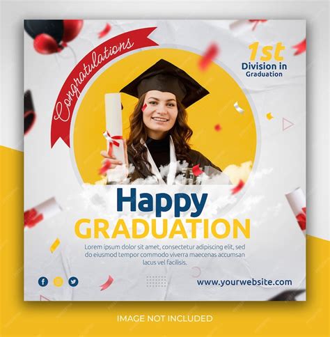 Premium Psd Happy Graduation And Education Social Media Post Or