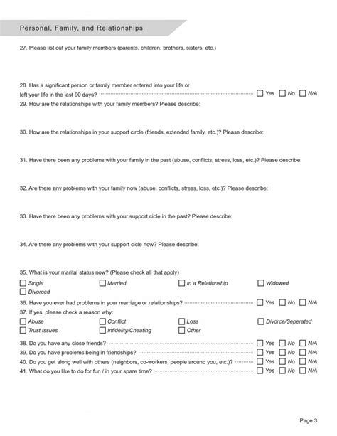 Biopsychosocial Assessment Template Editable Printable Pdf Therapybypro