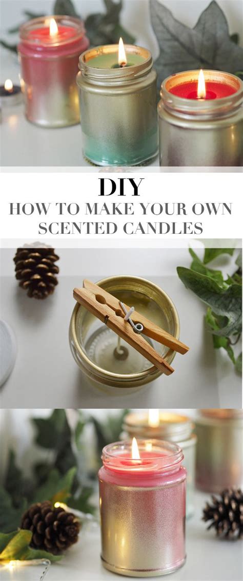Diy How To Make Your Own Festive Candles Made Up Style Candle