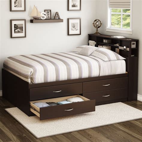 Step One Full Platform Bed With Drawers Property And Real Estate For Rent