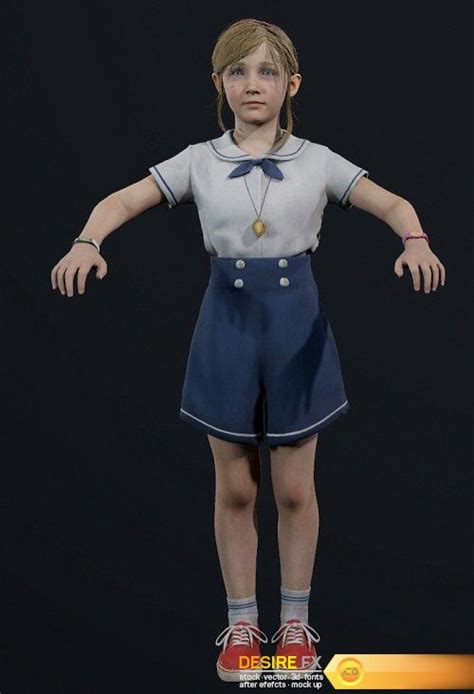 Resident Evil 2 Remake Sherry Birkin Original 3d Model All Free 3d Models Library