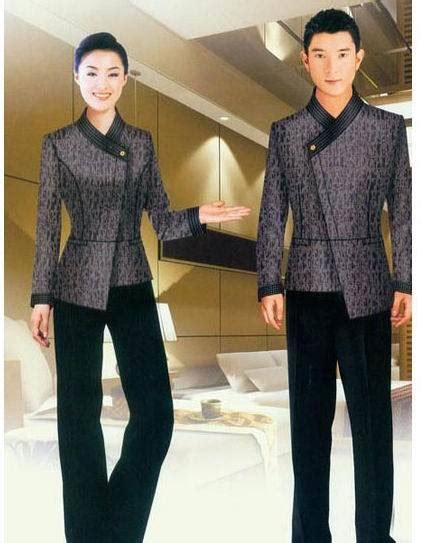 China Demure Housekeeping Uniform for Hotel Hu-14 - China ...