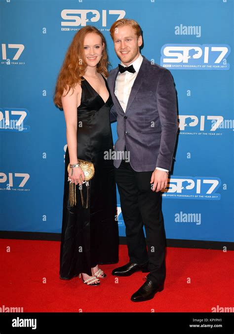 Jonnie Peacock And Partner Sally Brown During The Red Carpet Arrivals