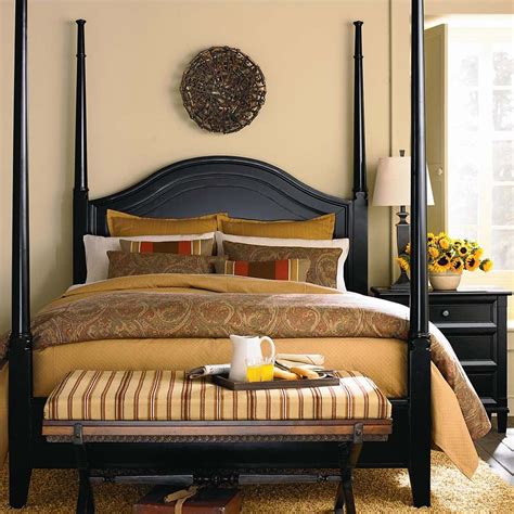 Queen And King Black Poster Bed Bed Linens Luxury Home Bedroom