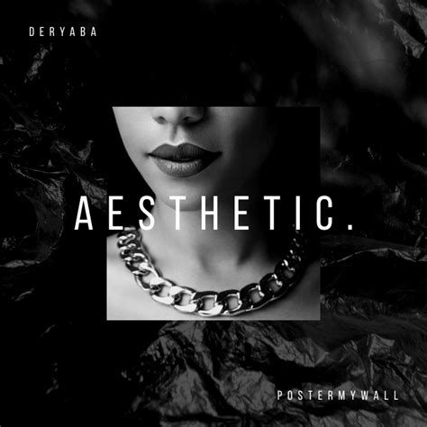 Sampul Album Hitam Foil Plastik Estetika Gelap Templat | PosterMyWall