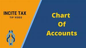Chart Of Accounts Incite Tax