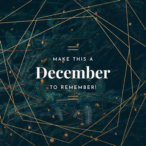 Make This A December To Remember Sunday Social
