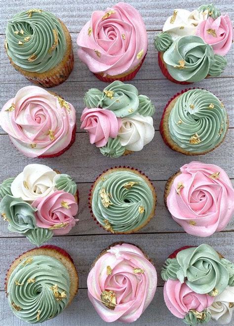 59 Pretty Cupcake Ideas For Wedding And Any Occasion Sage And Pink