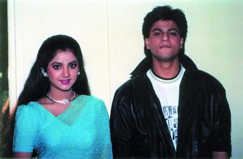 Deewana 1992 Divya Bharti Andet Shahrukh Khan Most Beautiful Bollywood Actress Shahrukh