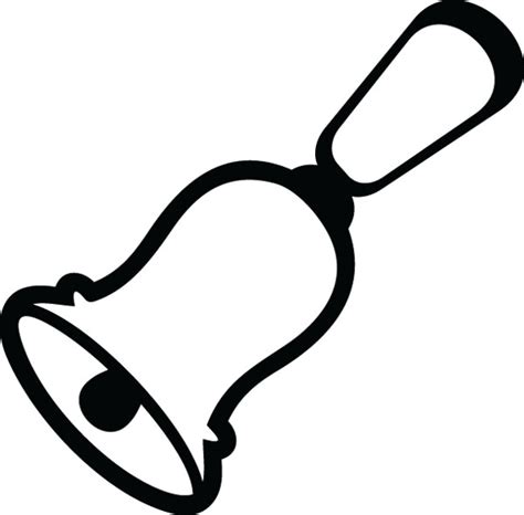 Hand Bell Clipart Black And White Clipart Best Clipart Best