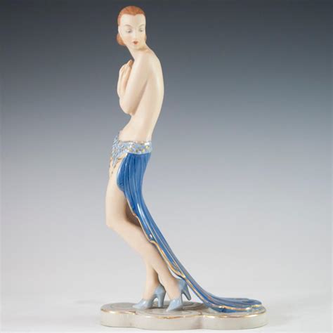 Sold Price Art Deco Royal Dux Bisque Figurine August Pm Edt