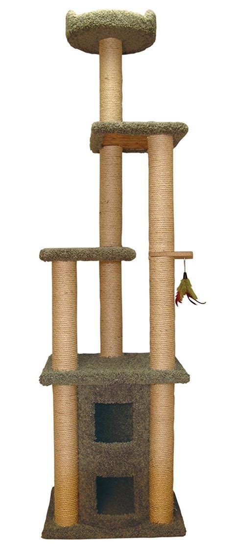 Designed for multiple cats, this piece provides your pet with cozy spots to relax. Family Cat Two Story Cat Condo with Sky Lookout >>> New ...