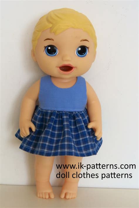 Dress And Leggings Pattern For Baby Alive Doll Babyalive
