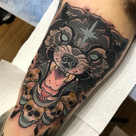 Call us and book a consult now on 02 8399 1973 @nath_holden_tattoos | Traditional chest tattoo, Wolf ...