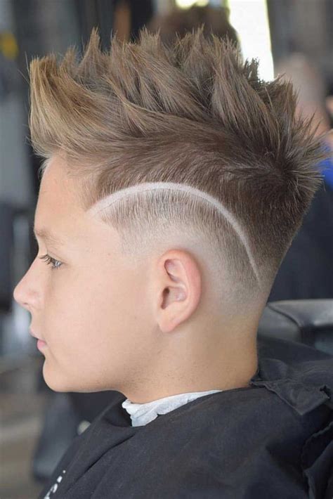Boys Haircut Line Design