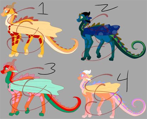 Skywing And Rainwing Adopts Set Price By Alphaphoenix21jxc On Deviantart
