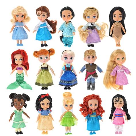 Disney Animators Collection Mini Dolls 15pcs Set Hobbies And Toys Toys