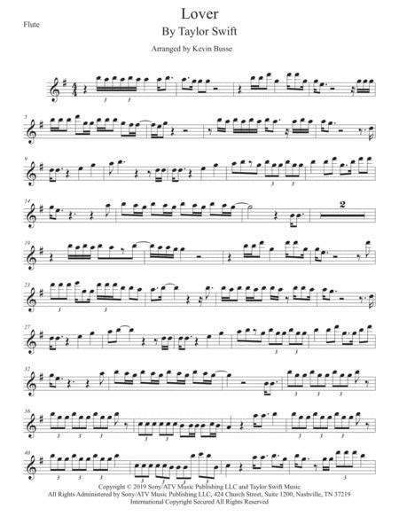 Lover Flute Free Music Sheet