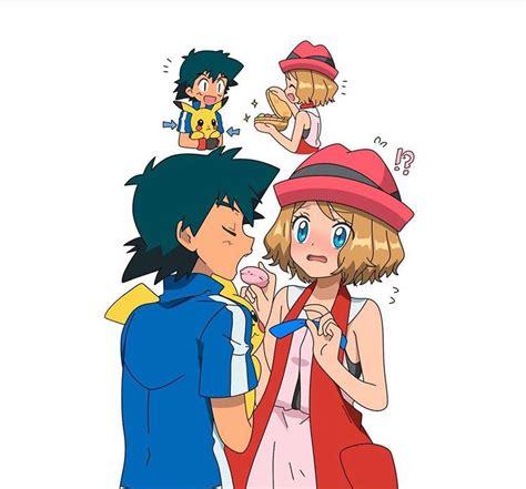 Pin By Nmd6478 On Amourshipping Pokemon Ash And Serena Pokemon Kalos