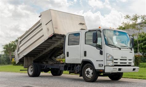 Isuzu 2015 Npr Hd Gas Landscape Dump Truck Mj Trucknation Mj