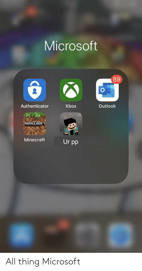 Microsoft 89 Authenticator Xbox Outlook Minecraft Minecraft Ur Pp All Thing Microsoft