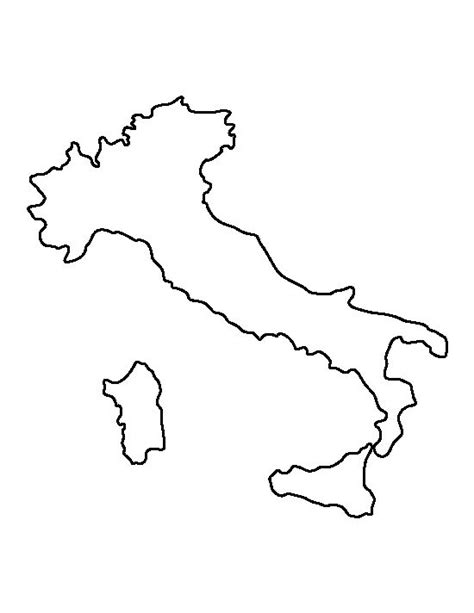 Italy Pattern Use The Printable Outline For Crafts Creating Stencils