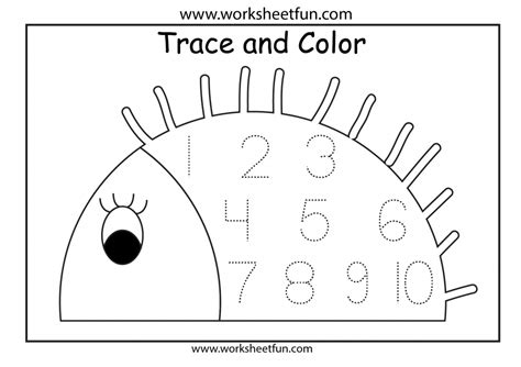Number Tracing Printable Preschool Worksheets Preschool Number