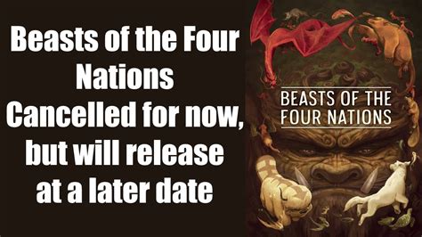 Beasts Of The Four Nations Cancelled For Now But Will Release At A