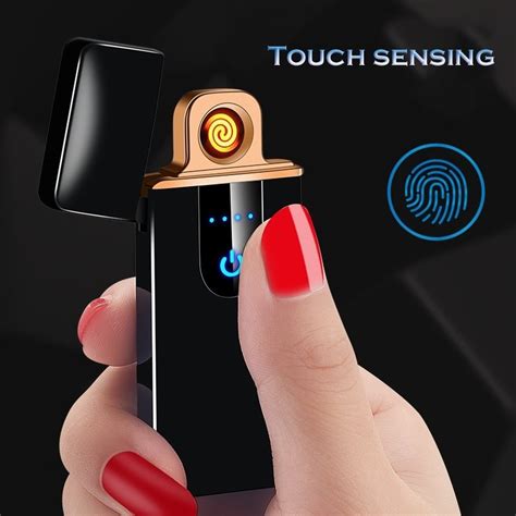touch sensitive usb rechargeable electronic lighter