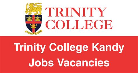 Teacher Job Vacancy 2023 In Trinity College Kandy Vacancies