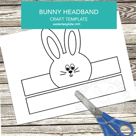 Easter Bunny Headband Template Easter Template