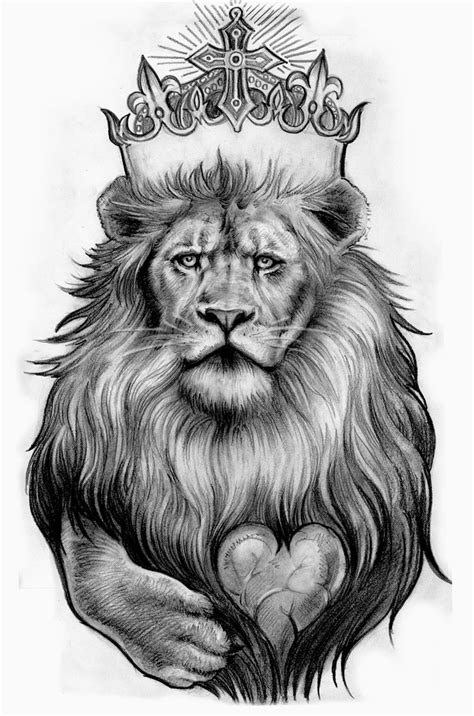 Thinking Tattoo Designs Lion Tattoos For Men