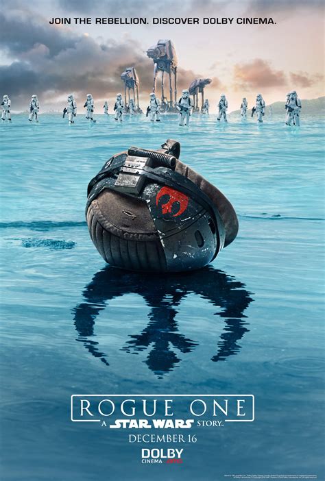 Dolby Cinema Poster für Rogue One A Star Wars Story Jedi Bibliothek
